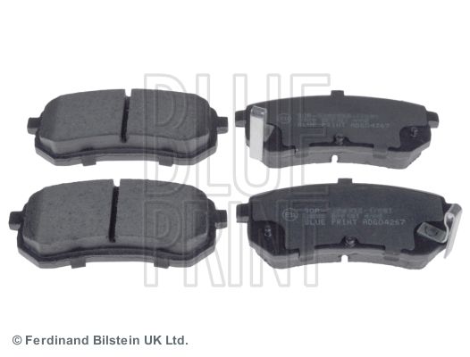 BLUE PRINT Piduriklotsi komplekt,ketaspidur ADG04267